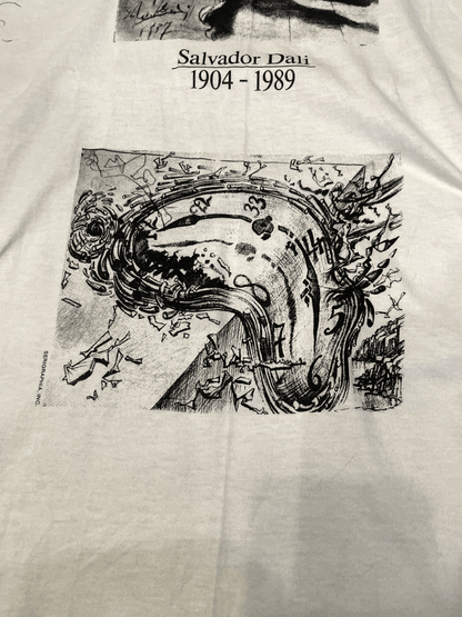90'S "Salvador Dali" Multi Print T-shirt【DEAD STOCK】
