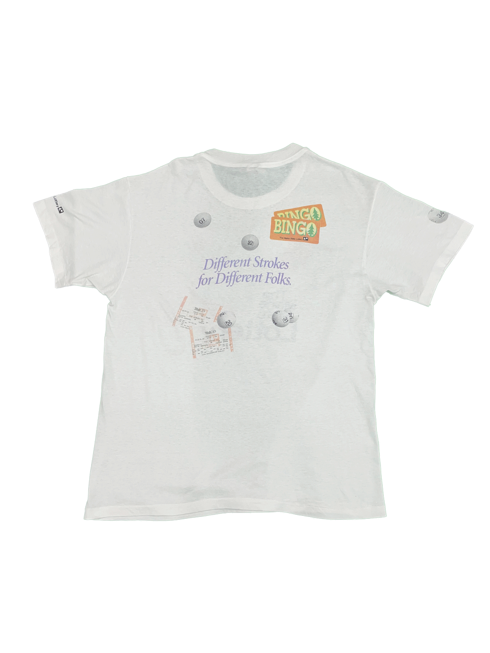 90'S "The Maine State Lottery" T-SHIRT