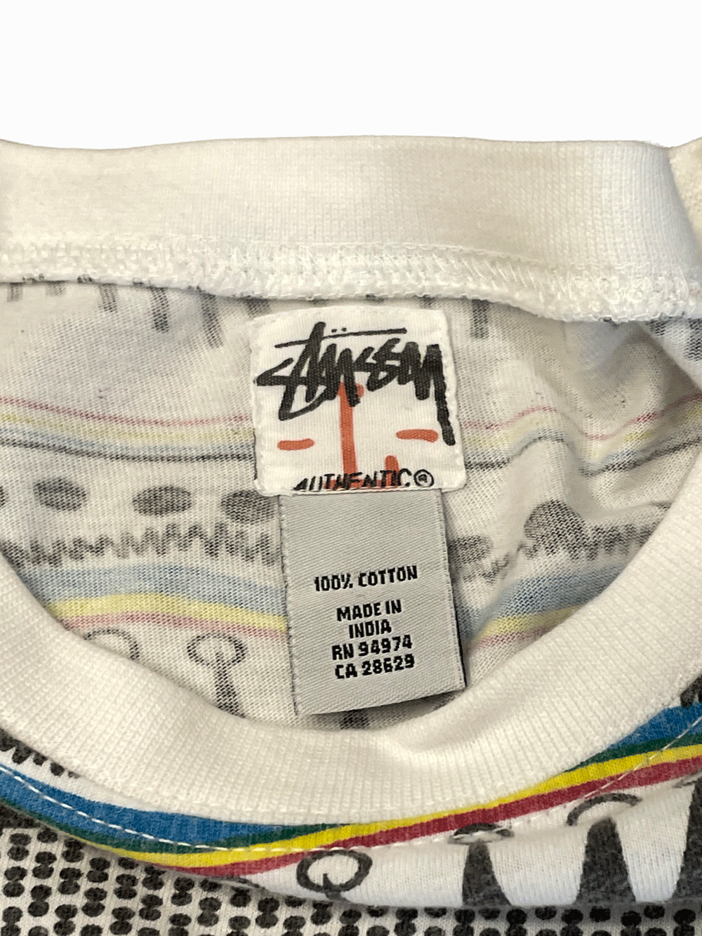 00'S "Stussy" TOM TOM T-shirt
