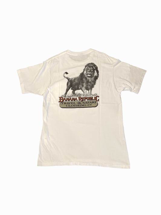 80'S "Banana Republic" Pocket T-shirt