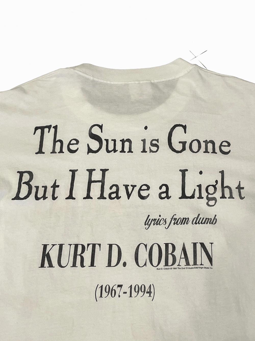 90'S "KURT COBAIN" Memorial T-shirt