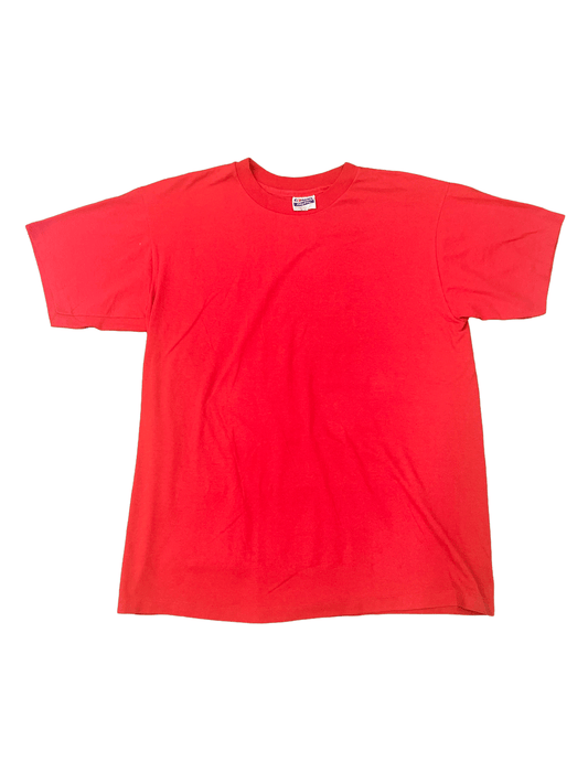 80'S HANES FIFTY-FIFTY PLAIN  T-SHIRT