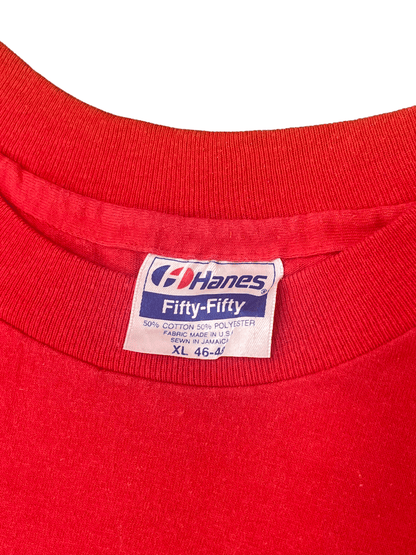 80'S HANES FIFTY-FIFTY PLAIN  T-SHIRT