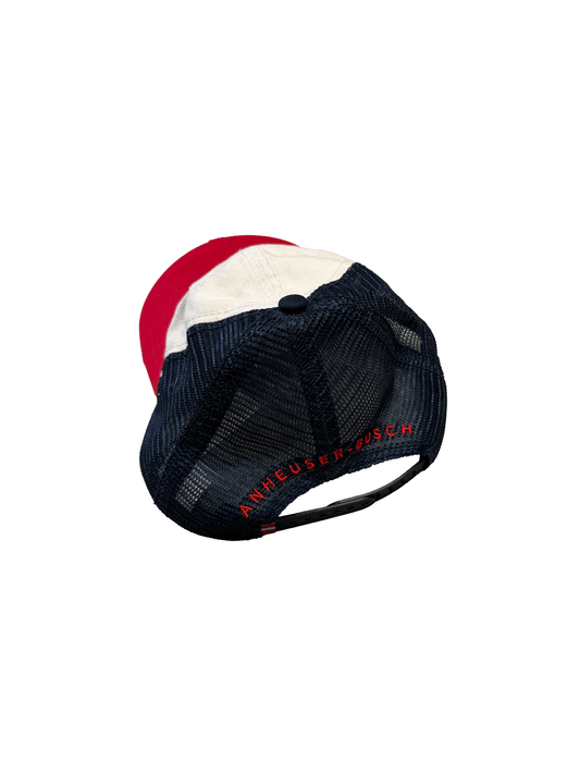 "Budweiser" KING OF BEERS Official Logo Patch Trucker Mesh Cap