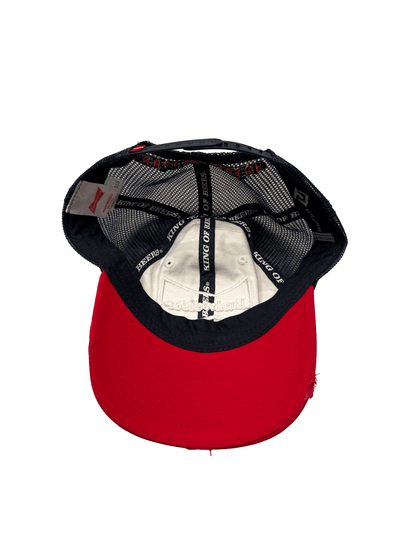 "Budweiser" KING OF BEERS Official Logo Patch Trucker Mesh Cap