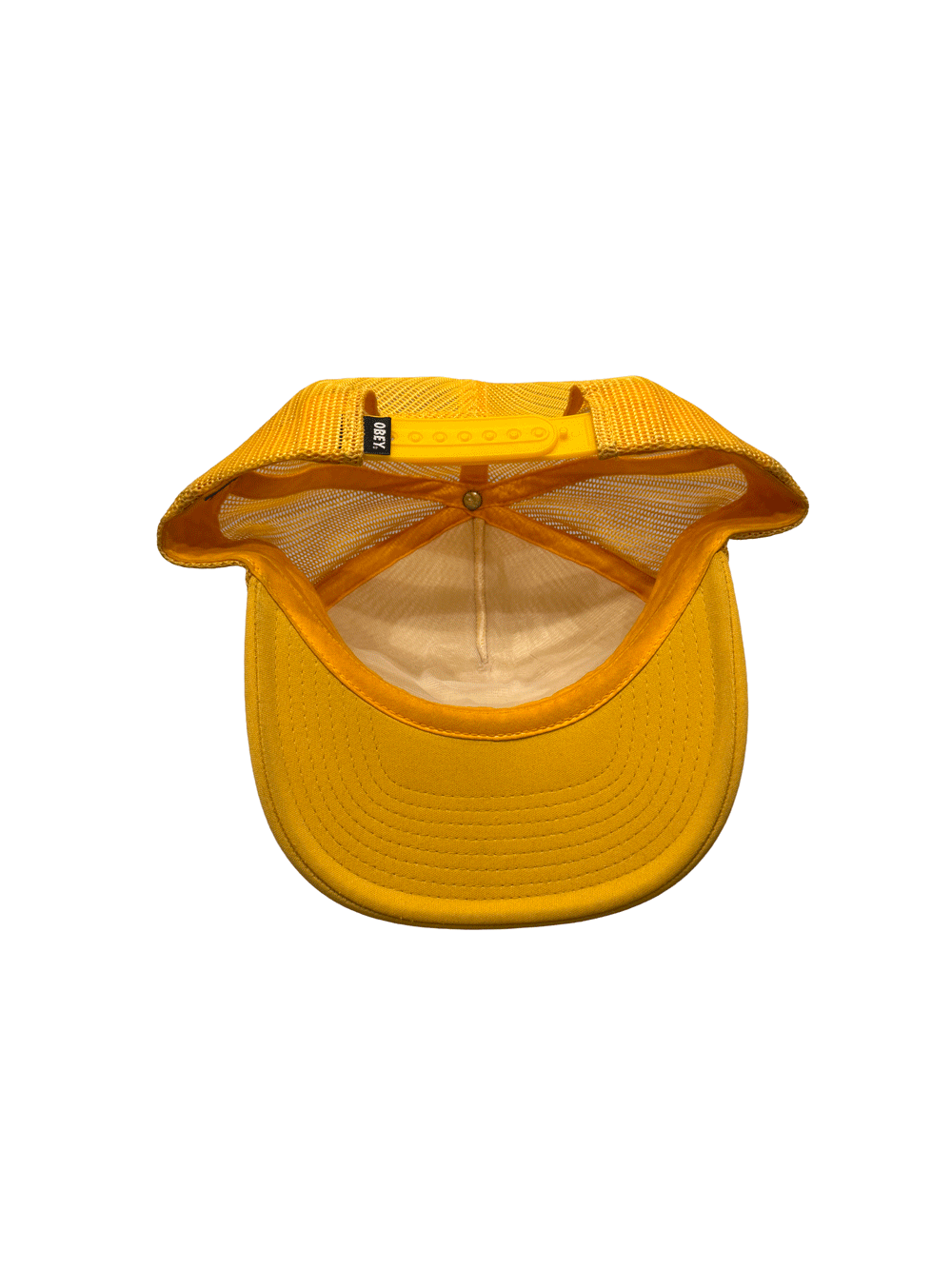 "OBEY WORLDWIDE" Official Logo Print Trucker Mesh Cap