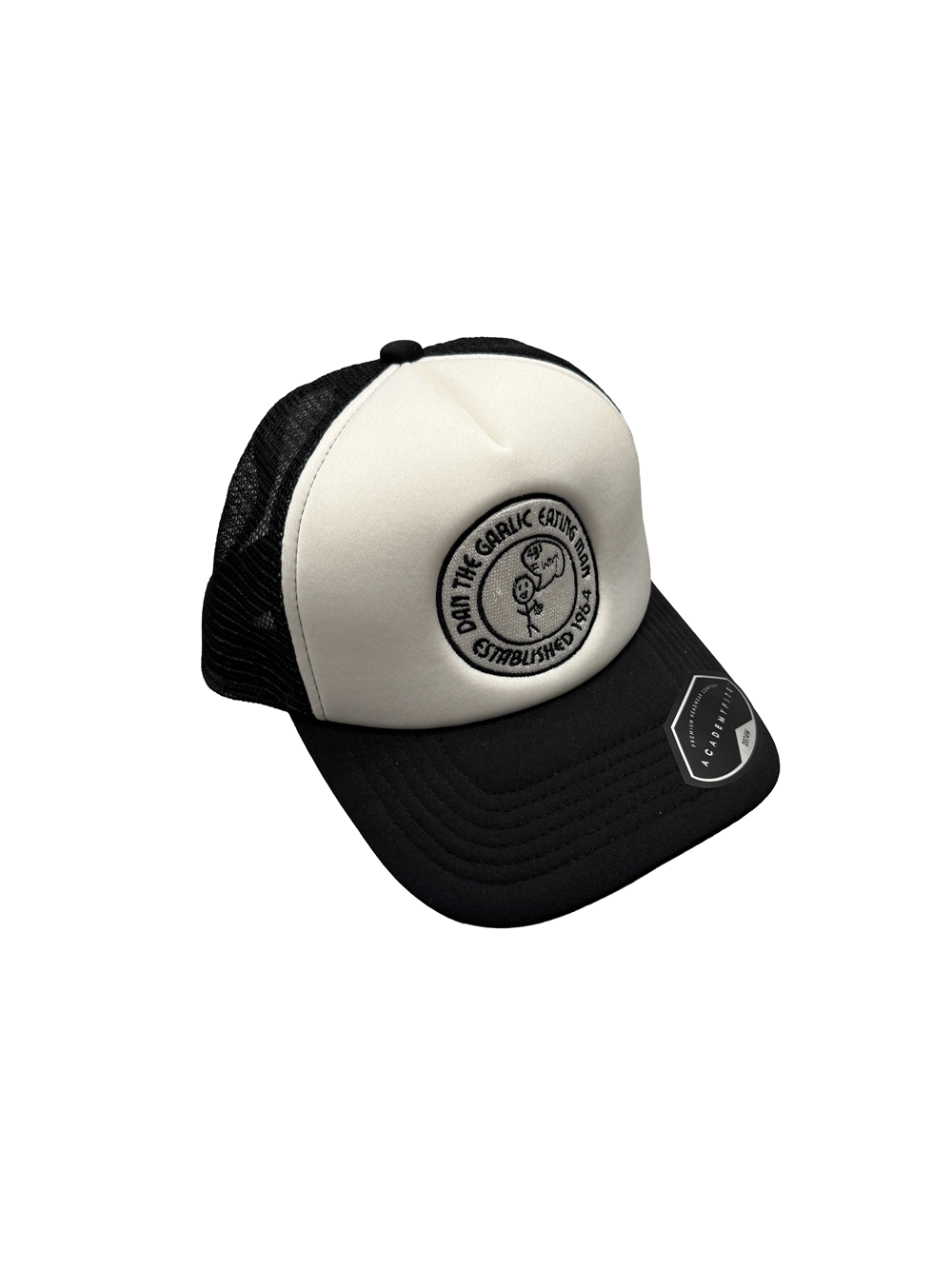 "ACADEMYFITS" DAN THE GARLIC EATING MAN Official Trucker Mesh Cap