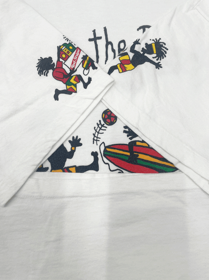 90'S RED STRIPE"REACH THE BEACH" JAMAICA  T-SHIRT