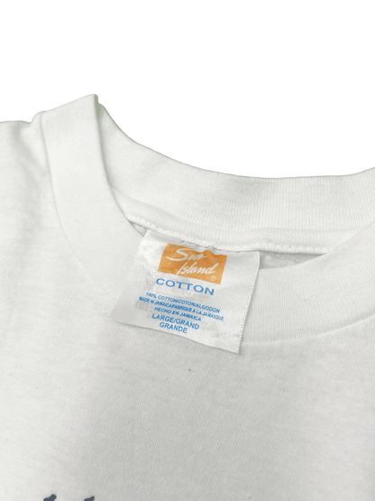90'S RED STRIPE"REACH THE BEACH" JAMAICA  T-SHIRT