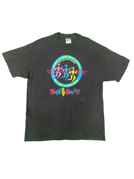 90'S MARCH OF DIMES "WALK DON'T RUN 93' " T-SHIRT