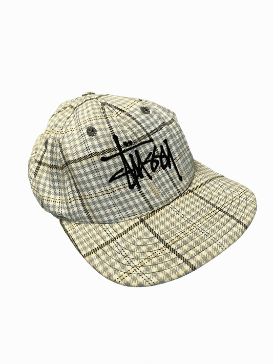 90'S "Stussy" Check Cap