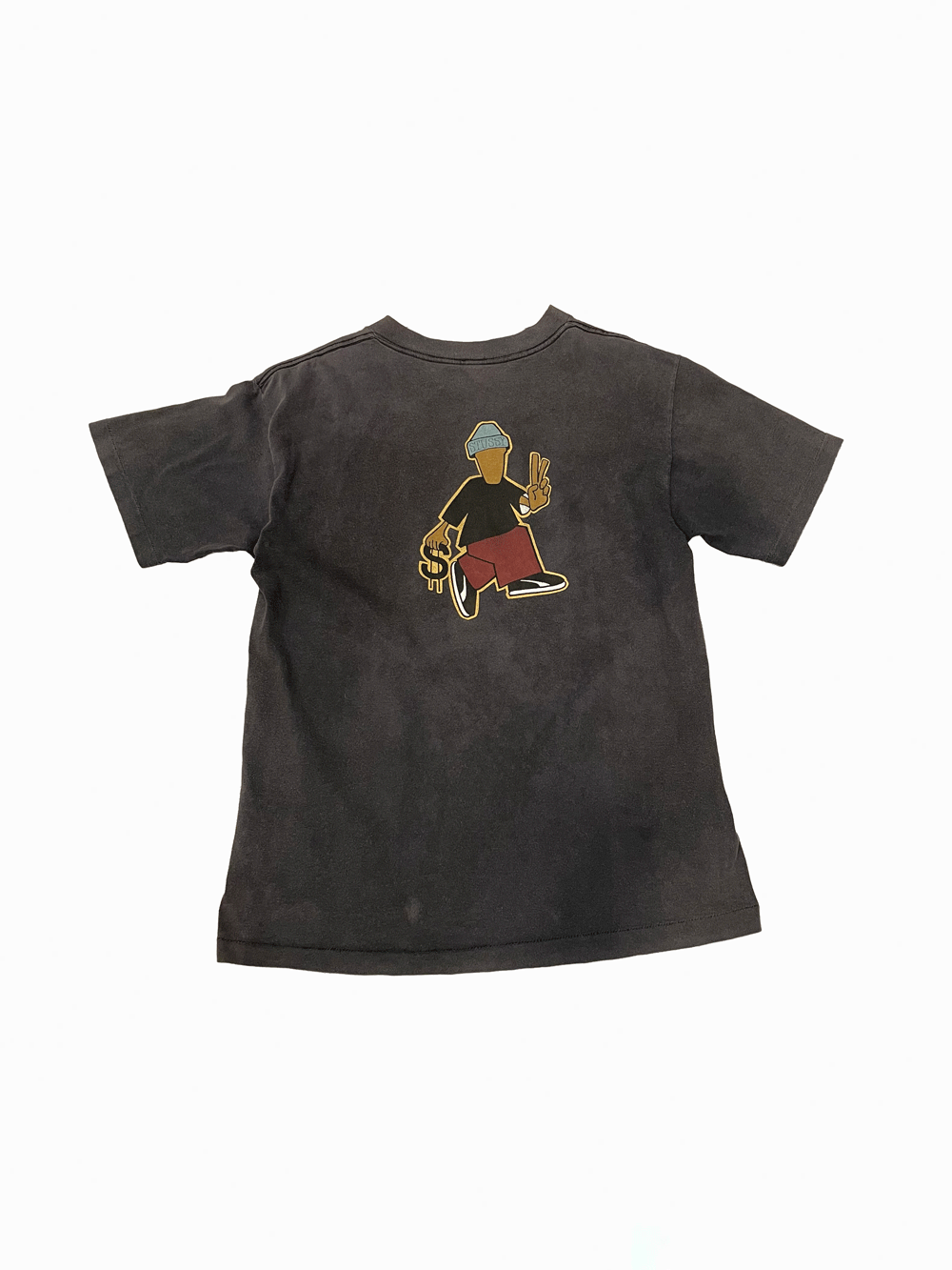 80'S "Stussy" Peace Man T-shirt