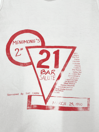 90'S 21 BAR SALUTE "BUD LIGHT" TANK TOP