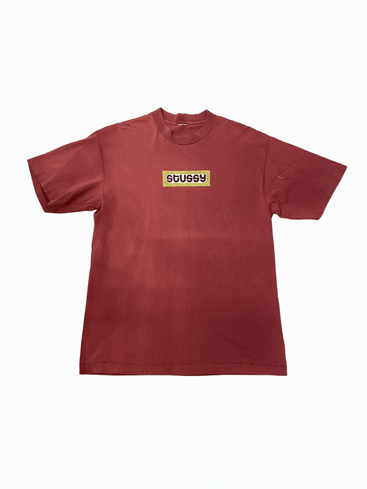 90'S "Stussy" Box Logo T-shirt
