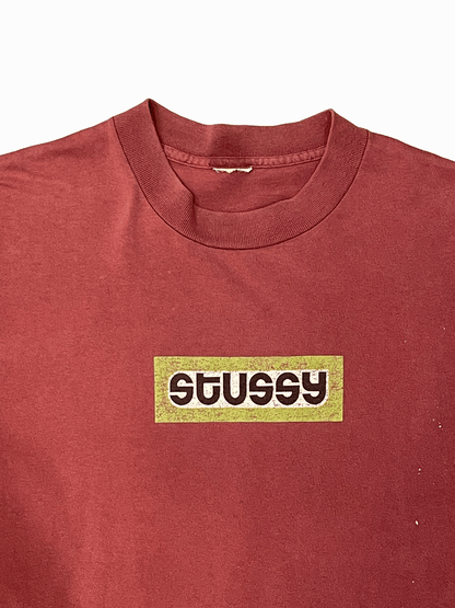 90'S "Stussy" Box Logo T-shirt