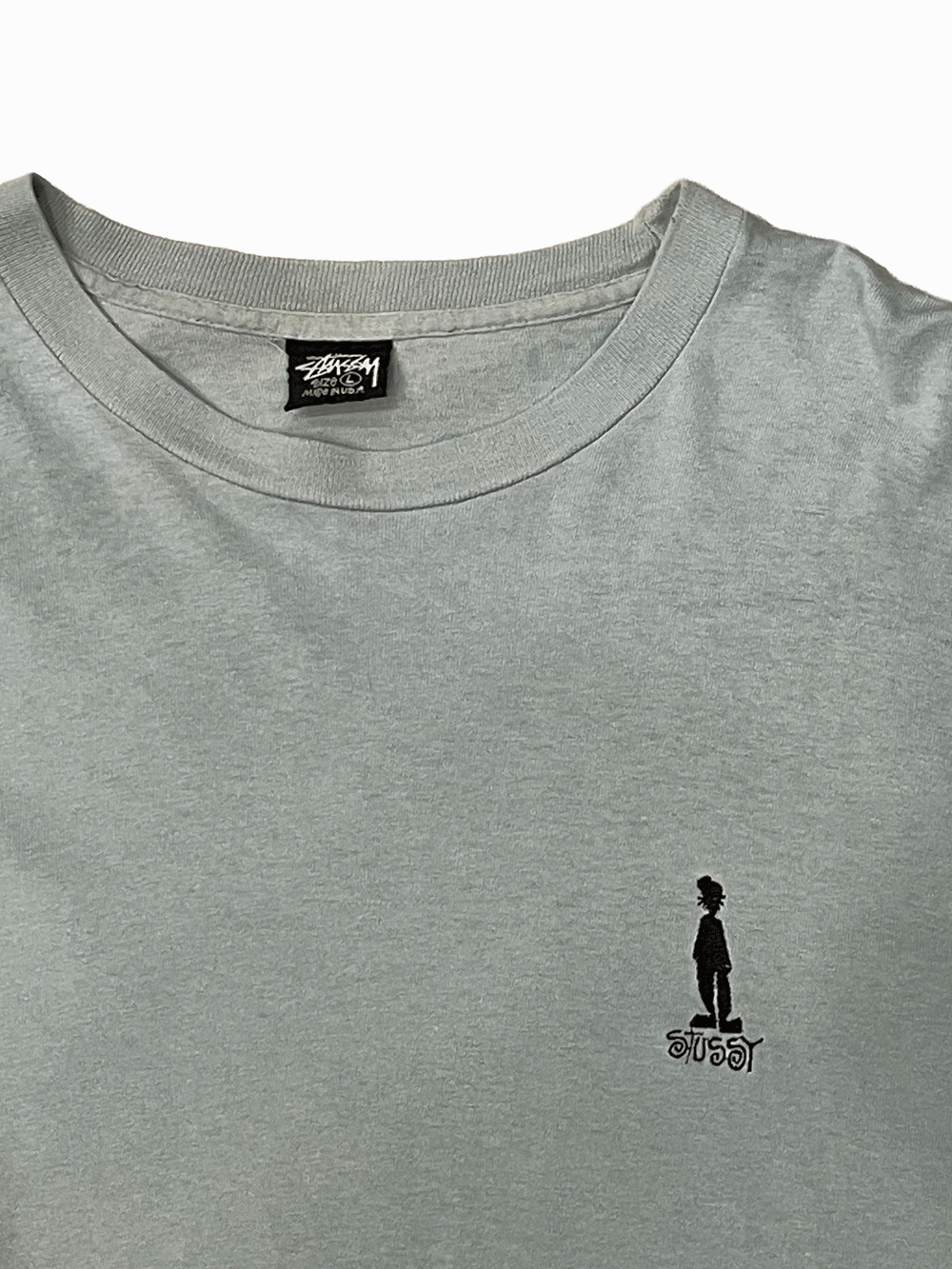 80'S "Stussy" Shadow Man T-shirt