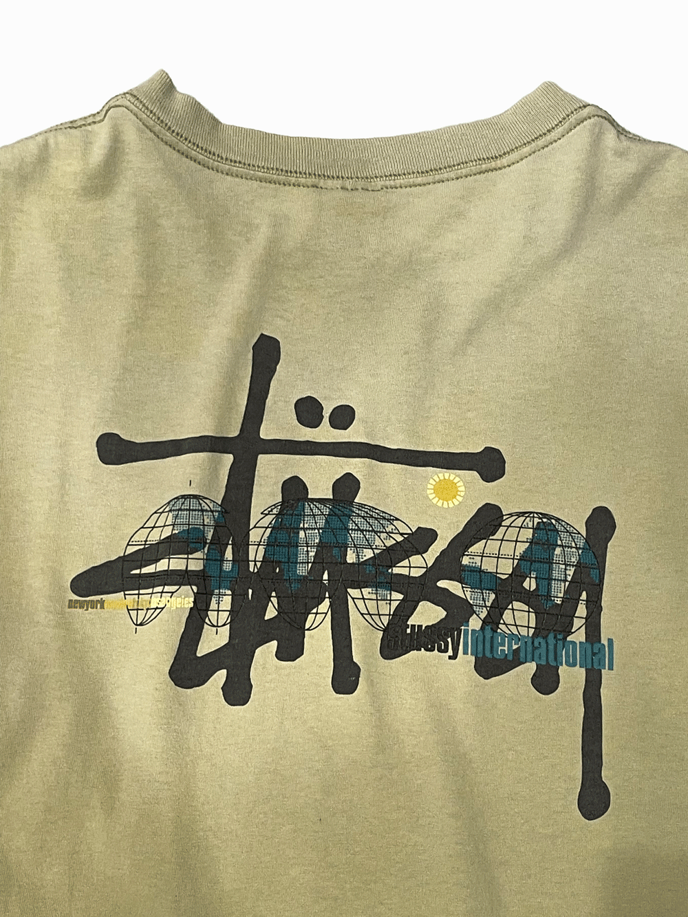 90'S "Stussy" International T-shirt
