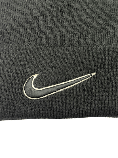 NIKE BLACK SWOOSH BEANIE