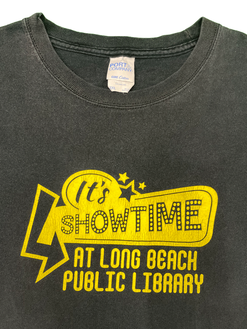 "It's SHOWTIME" LONG BEACH PUBLIC LIBRARY T-SHIRT