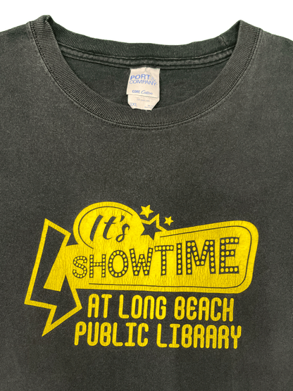"It's SHOWTIME" LONG BEACH PUBLIC LIBRARY T-SHIRT