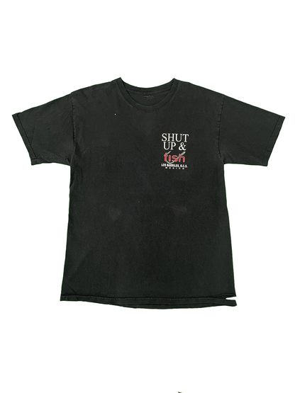 "SHUT UP & FISH"  LOS BARRILES T-SHIRT