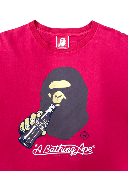 A BATHING APE X Coca Cola T-SHIRT