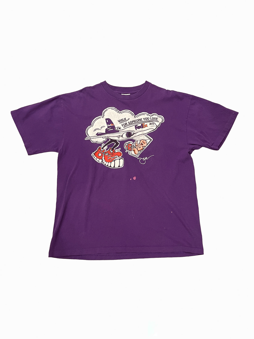 90'S "Fedex" Walk America T-shirt