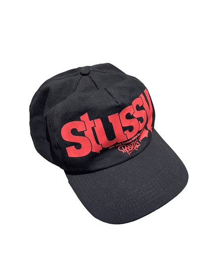 90'S OLD Stussy CAP "ROCK ON" Made in USA