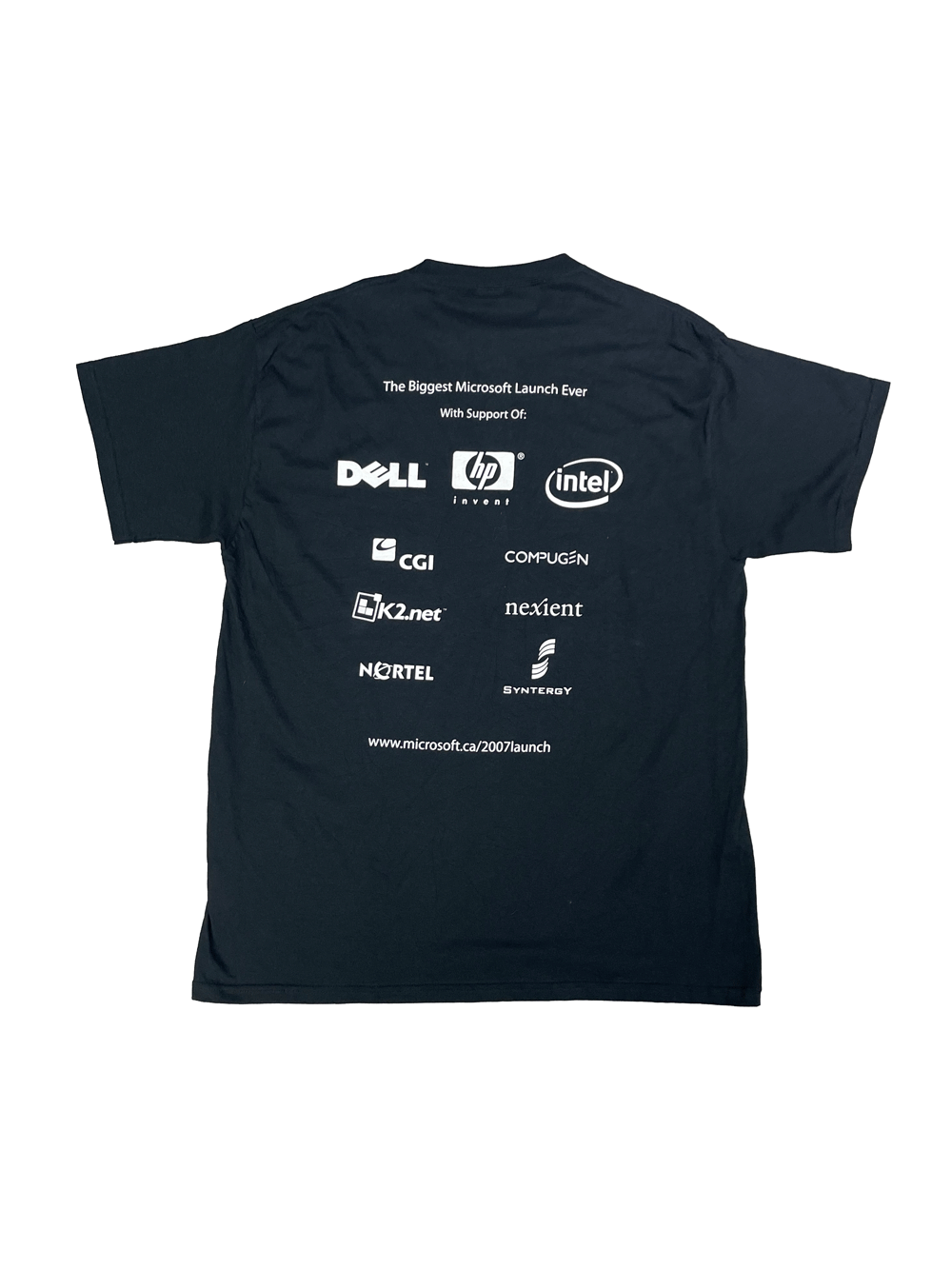 00'S Microsoft"ready for a new day"T-SHIRT