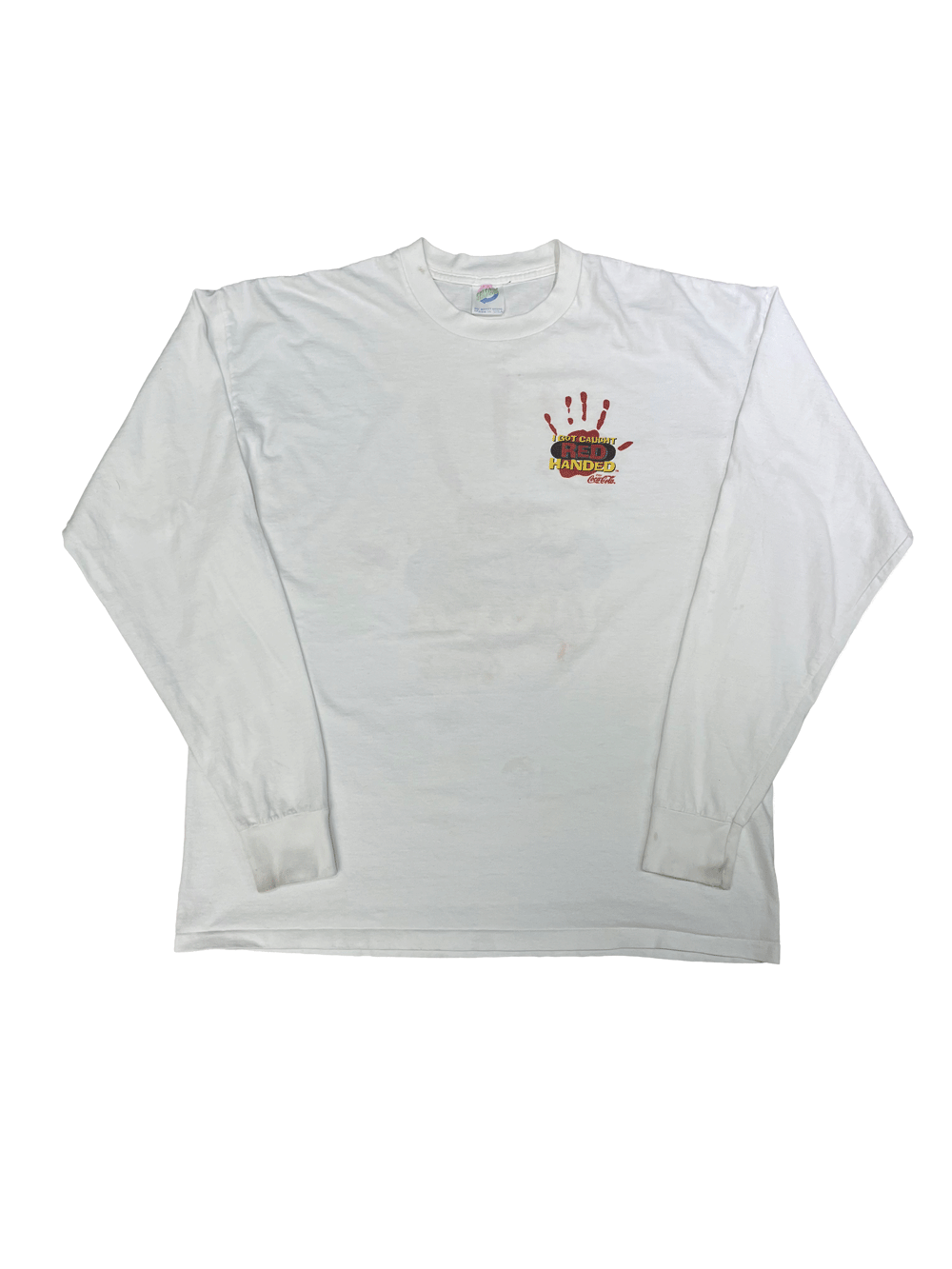 Coca Cola ''I GOT CAUGHT RED HANDED'' LONG T-SHIRT