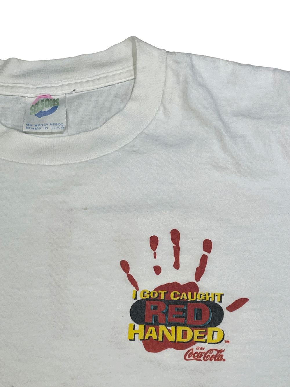 Coca Cola ''I GOT CAUGHT RED HANDED'' LONG T-SHIRT