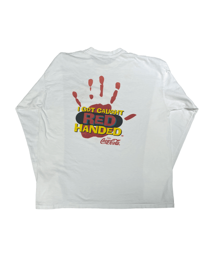 Coca Cola ''I GOT CAUGHT RED HANDED'' LONG T-SHIRT