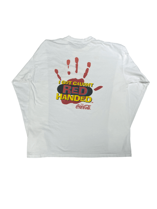 Coca Cola ''I GOT CAUGHT RED HANDED'' LONG T-SHIRT