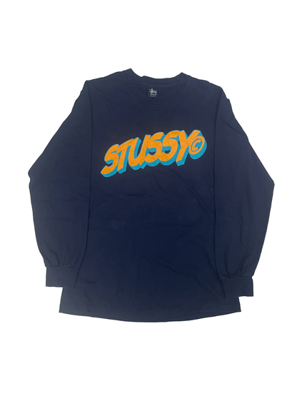 OLD STUSSY LOGO L/S T-SHIRT