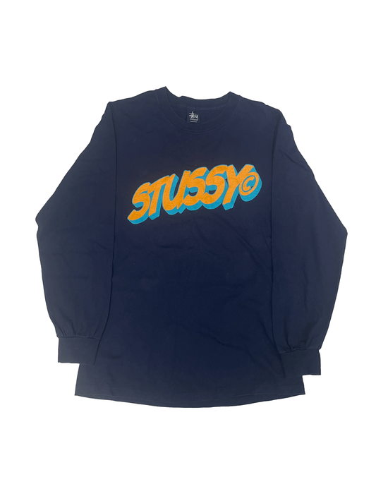 OLD STUSSY LOGO L/S T-SHIRT