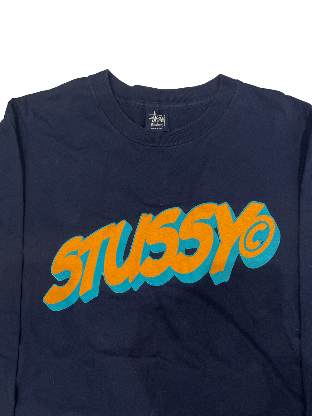 OLD STUSSY LOGO L/S T-SHIRT