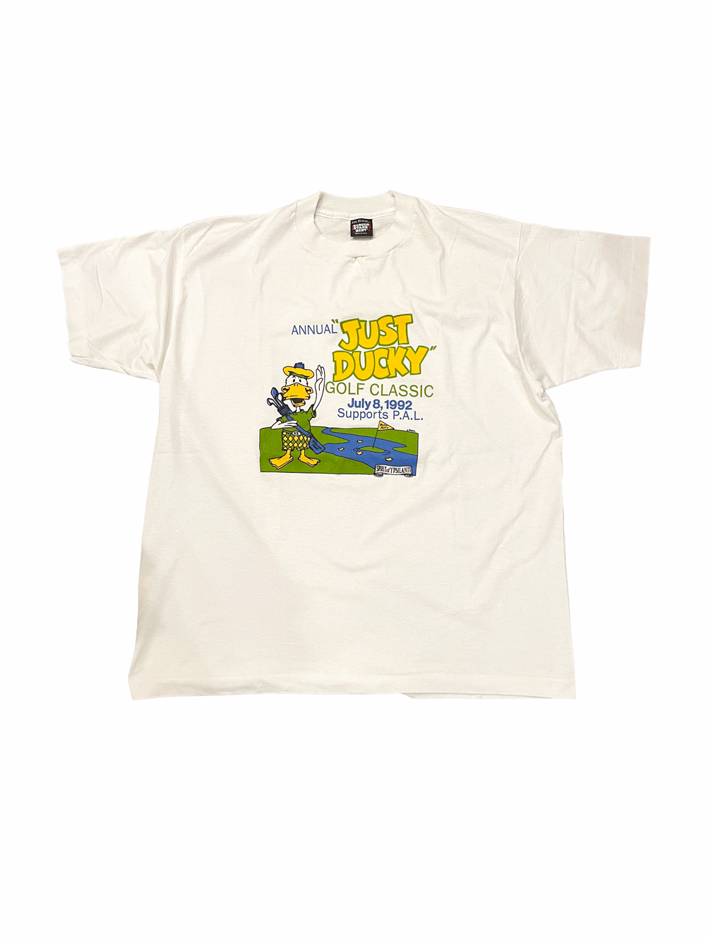 90's "JUST DUCKY" Golf T-shirt