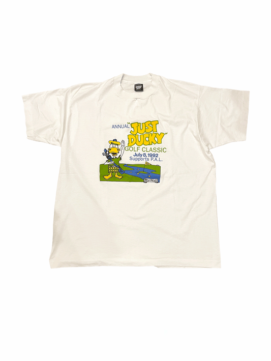 90's "JUST DUCKY" Golf T-shirt