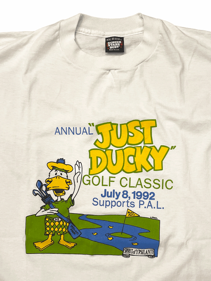 90's "JUST DUCKY" Golf T-shirt