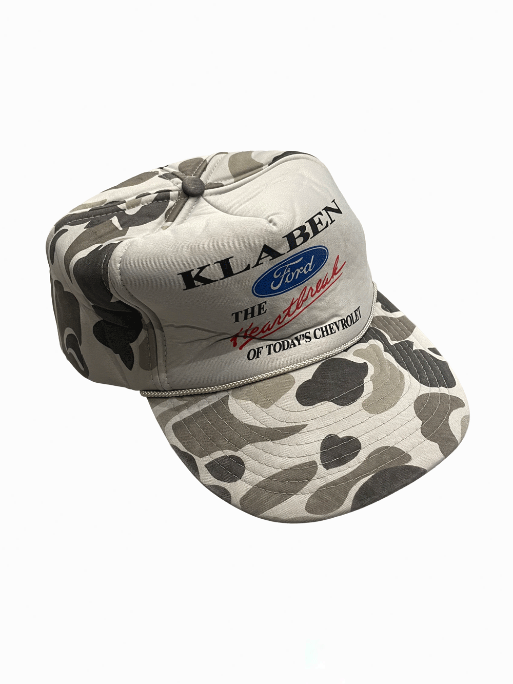 "NISSIN" Ford/Chevrolet Graphic Camo Vintage Cap