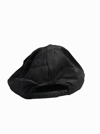 "NIKE" Vintage Oval Swoosh Black Cap
