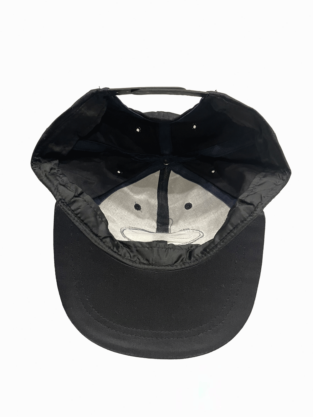 "NIKE" Vintage Oval Swoosh Black Cap