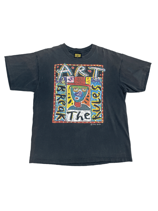90'S "FRED BABB" ART T-SHIRT Made in USA