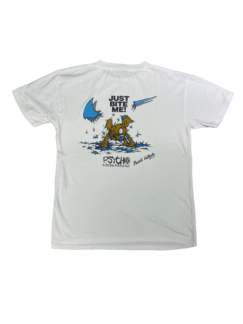 PSYCHO CHIHUAHUA JUST BITE ME T-SHIRT