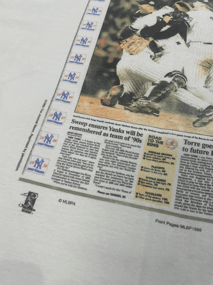 90'S NEW YORK YANKEES 1999 WORLD SERIES CHAMPS T-SHIRT