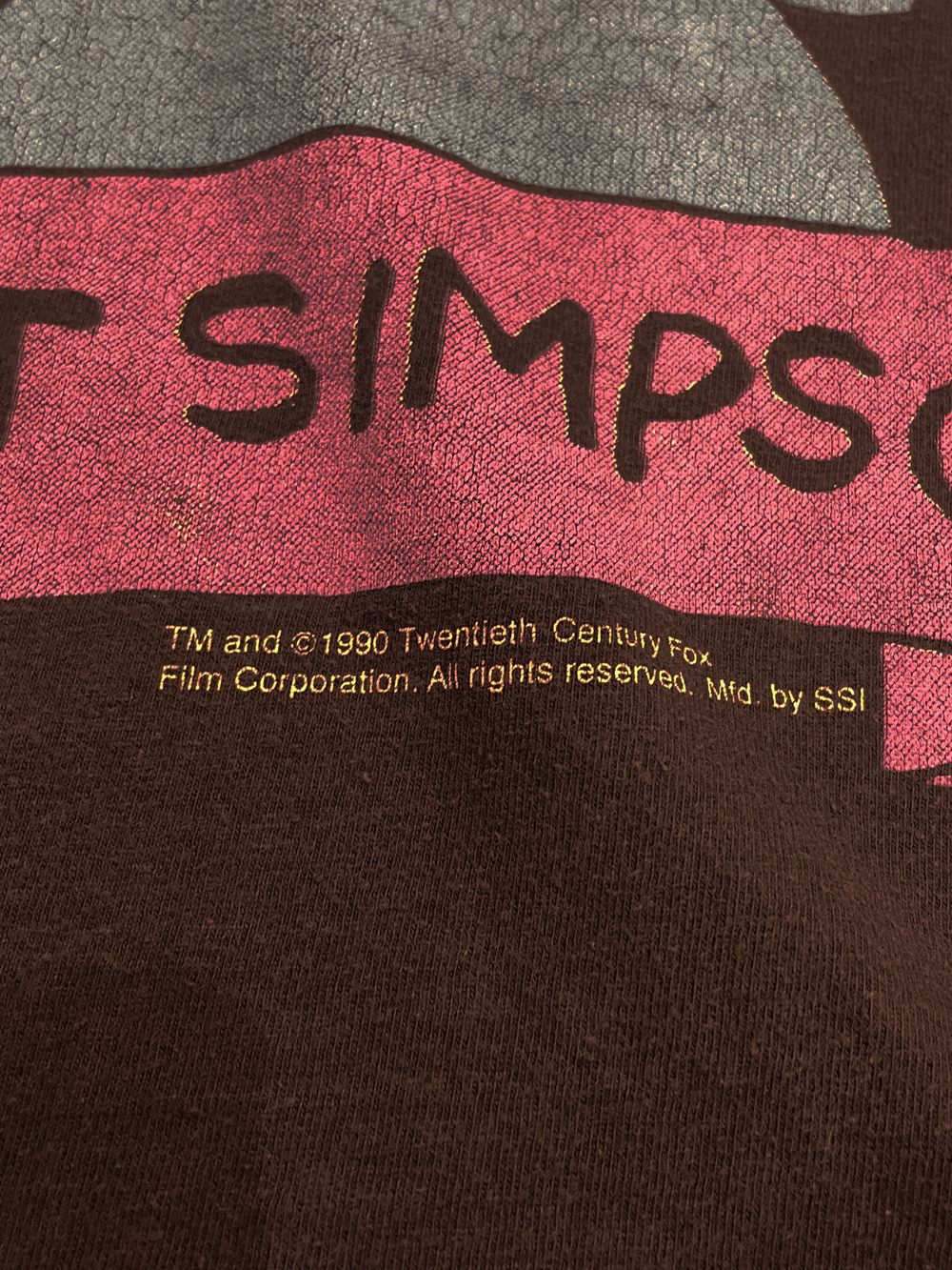 1990"BART SIMPSON" T-shirt