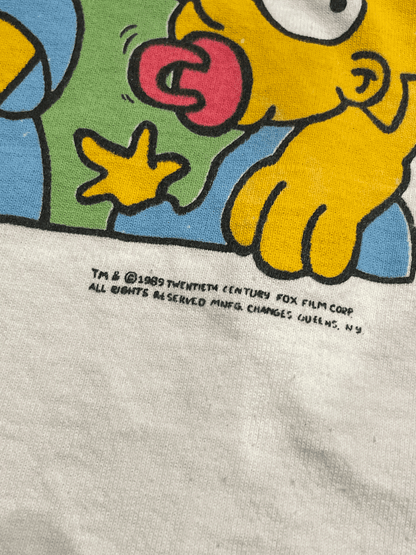 1989"THE SIMPSONS" T-shirt