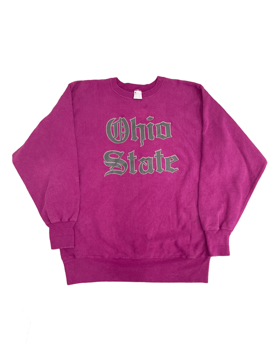 90'S "OHIO STATE" CHAMPION REVERSE WEAVE SWEAT  MADE IN USA