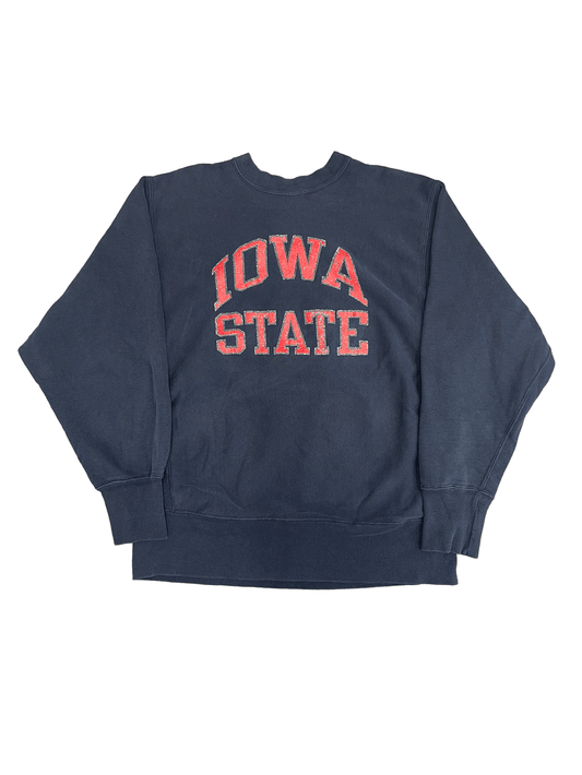 80'S "IOWA STATE" CHAMPION REVERSE WEAVE SWEAT  MADE IN USA