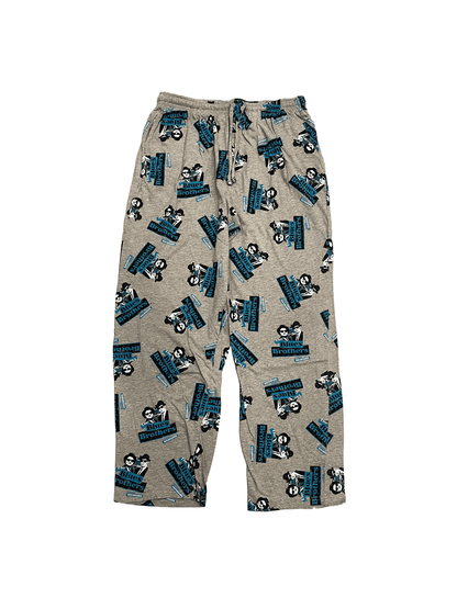 "The Blues Brothers" All-over Pattern Easy Pants